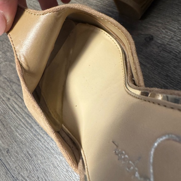 Jessica Simpson Dany Suede Tan Platform Heels - Picture 9 of 10